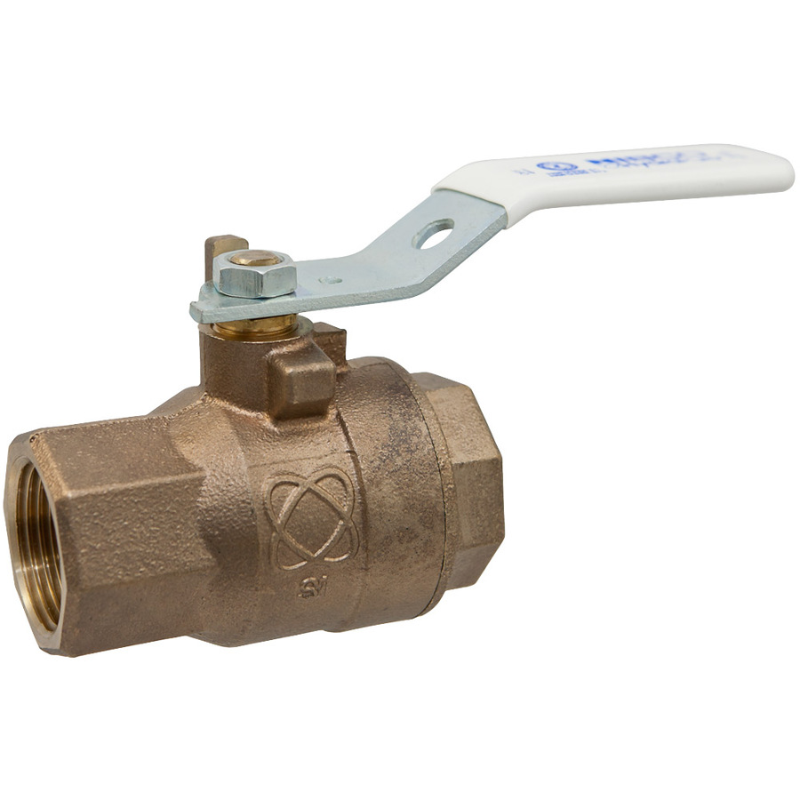 3/4 in Bronze Female In Line Ball Valve