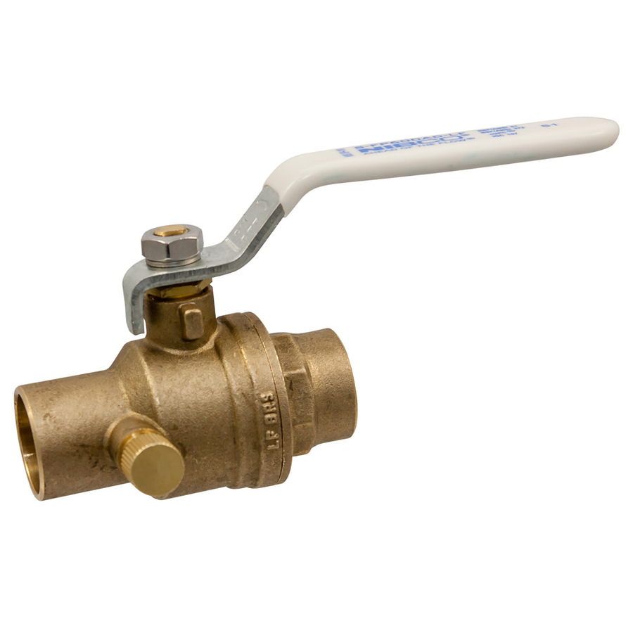 NIBCO 1/2 in Brass Female In Line Ball Valve