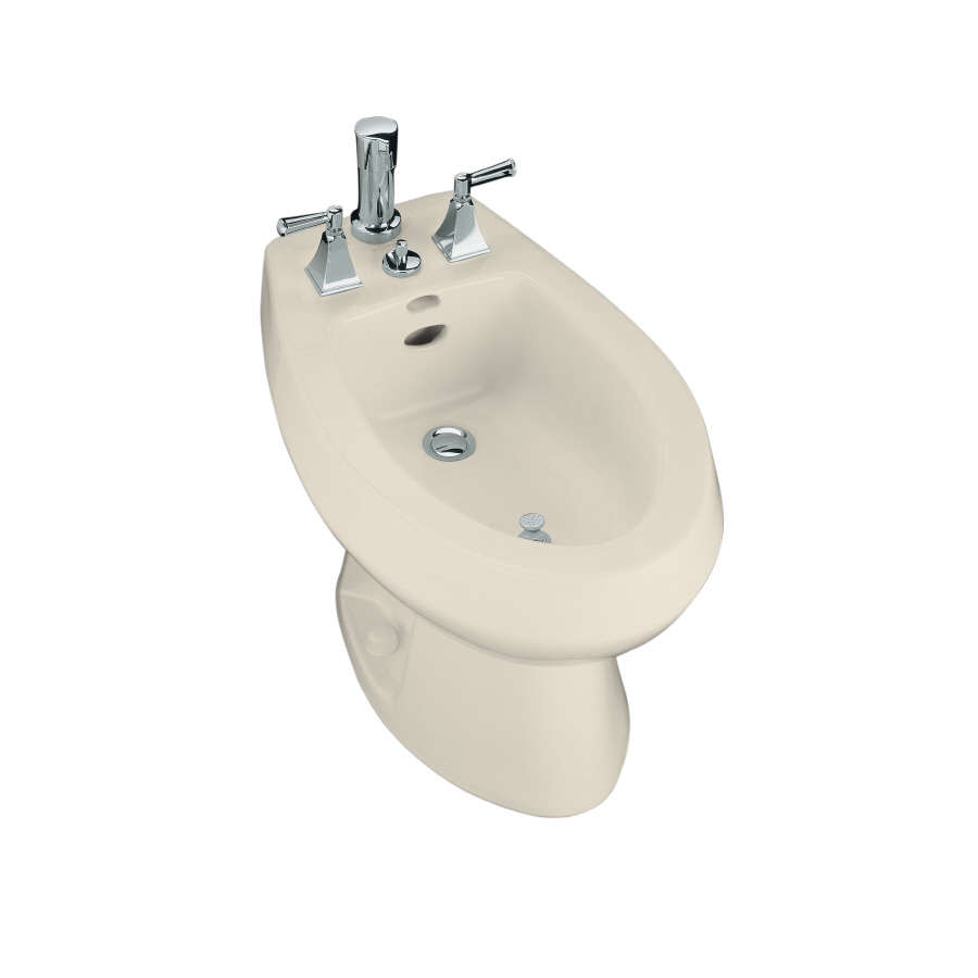 KOHLER San Tropez 15 1/2 in H Almond Elongated Bidet