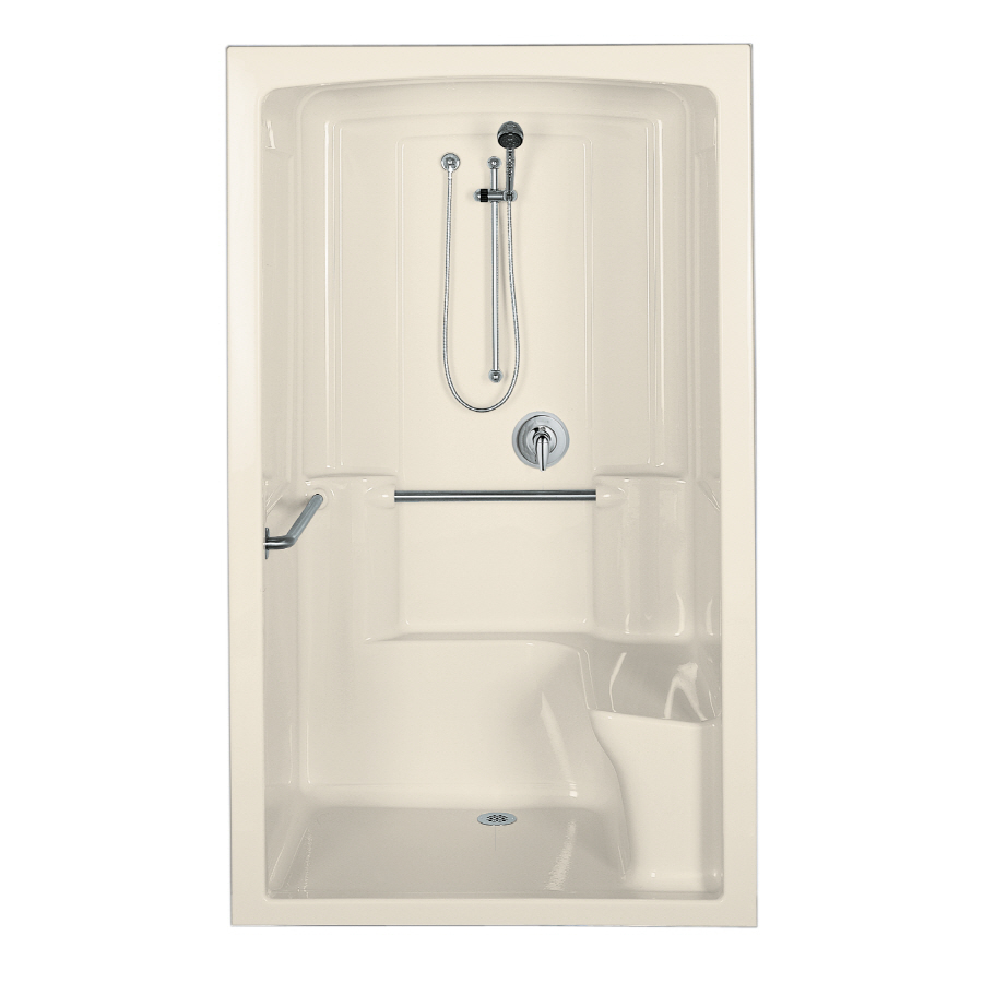 KOHLER 84 in H x 52 in W x 37.5 in L Almond Acrylic 1 Piece Shower