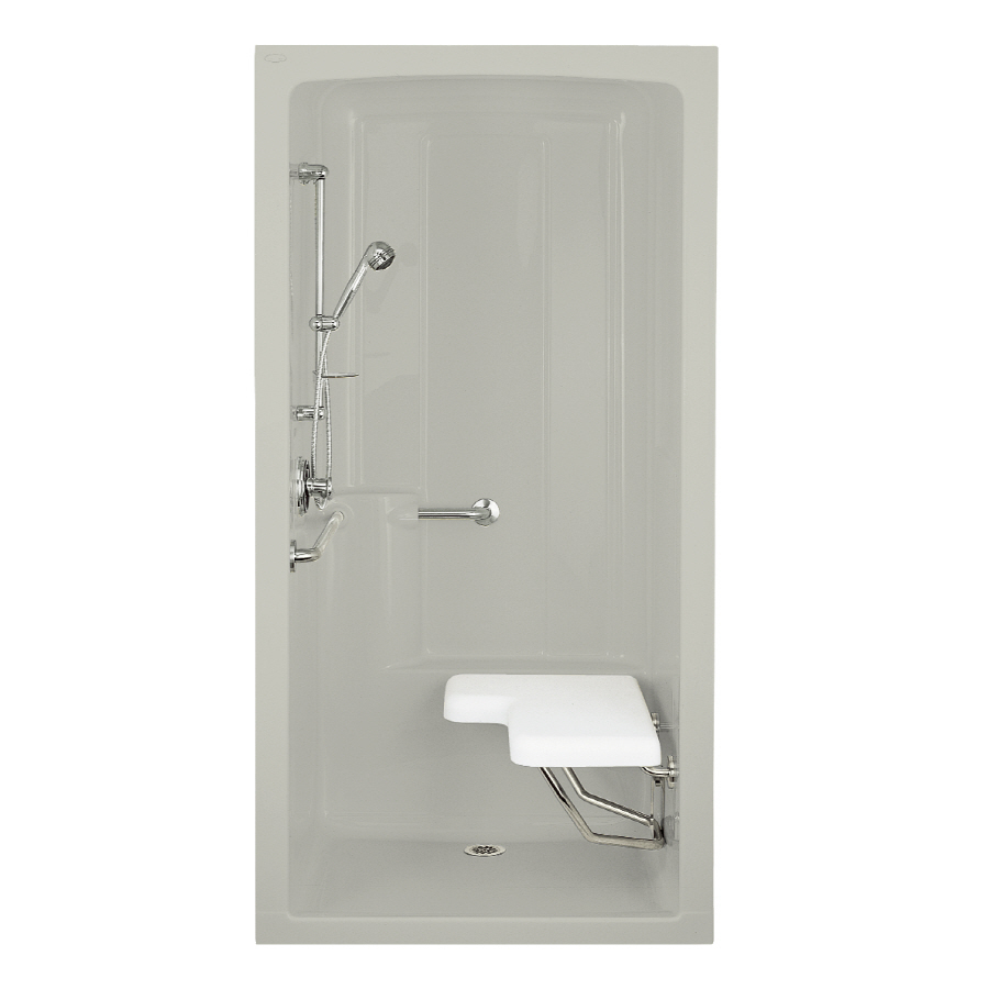 KOHLER 84 in H x 45 in W x 37.25 in L Ice Grey Acrylic 1 Piece Shower