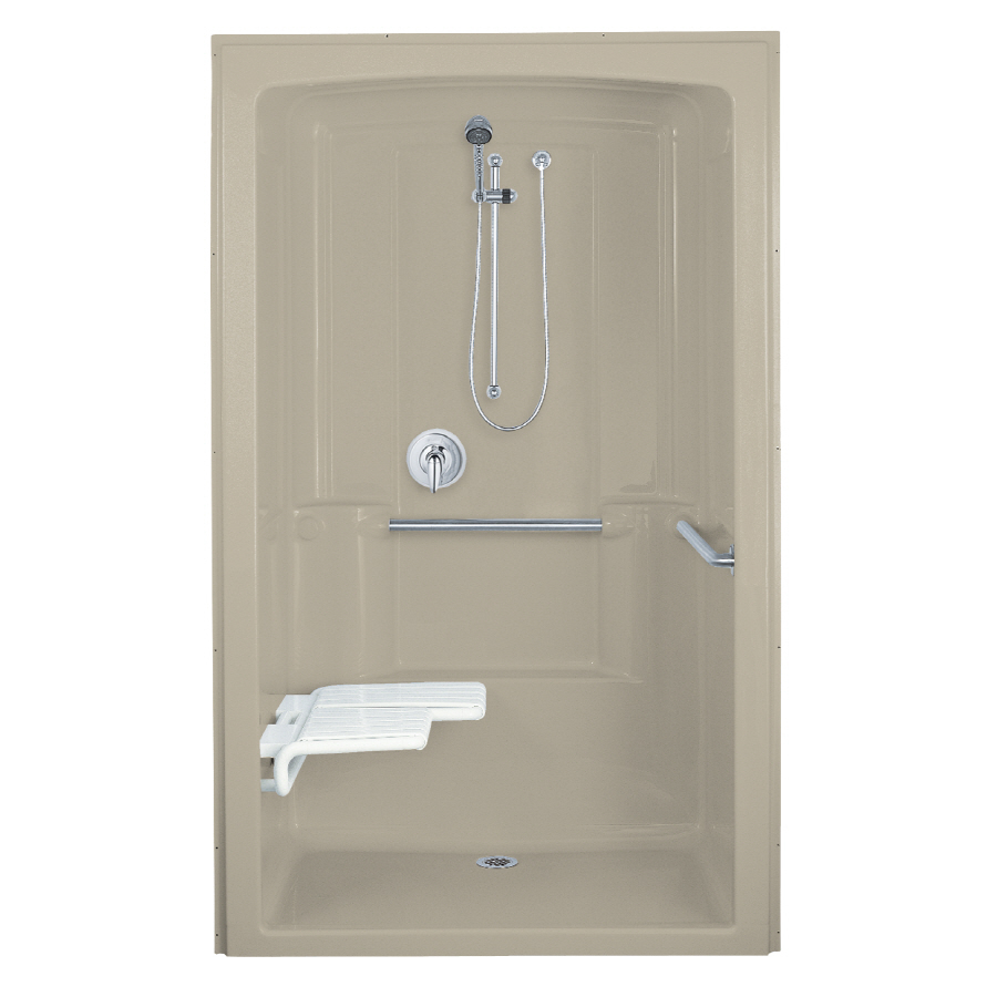 KOHLER 84 in H x 52 in W x 37.5 in L Sandbar Acrylic 1 Piece Shower