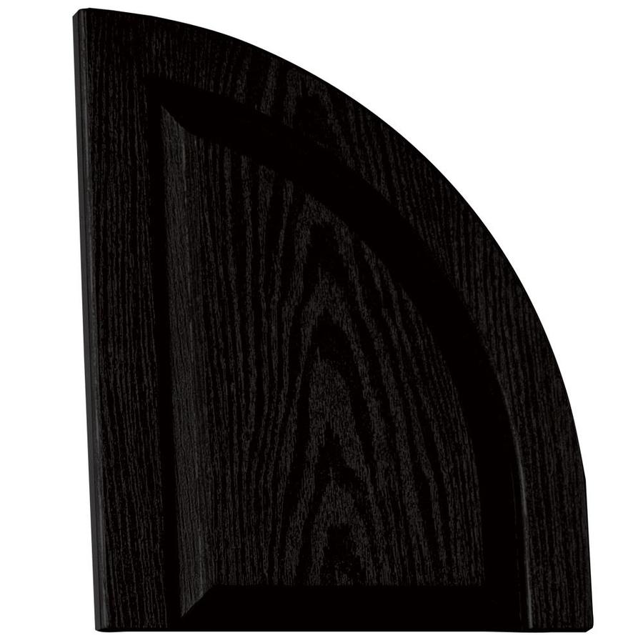 Vantage 2 Pack Black Raised Panel Vinyl Exterior Shutters (Common 17 in x 14 in; Actual 17.3125 in x 13.875 in)