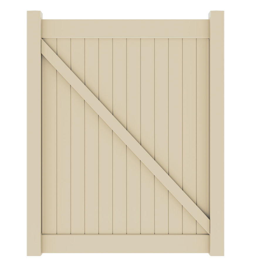 Barrette Stratford Sand Vinyl 2 Rail Gate Frame Kit (Common 72 in; Actual 73.5 in)