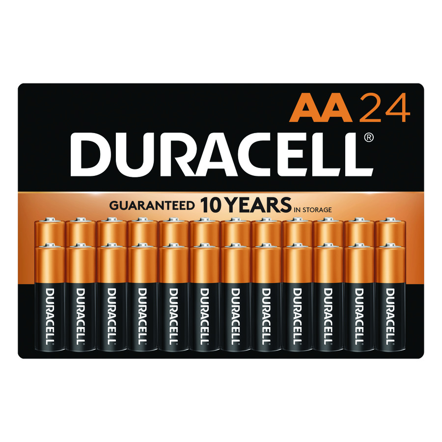 Duracell Coppertop Alkaline AA Batteries (24-Pack) | 4133327035