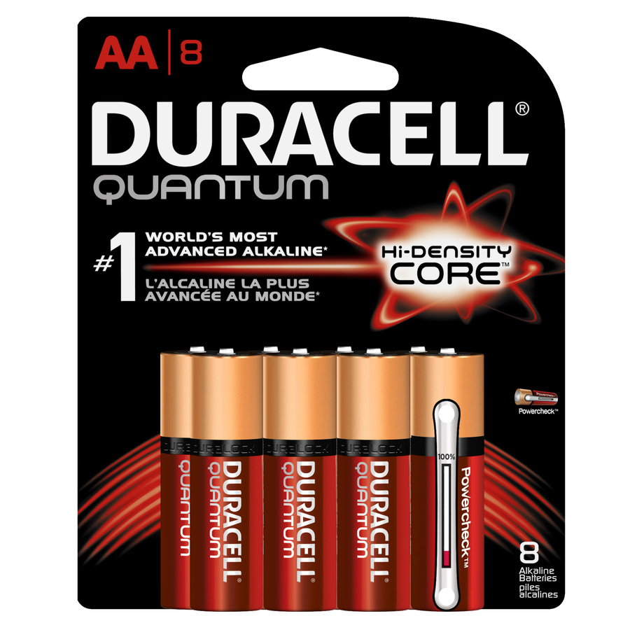 Duracell 8 Pack AA Alkaline Batteries