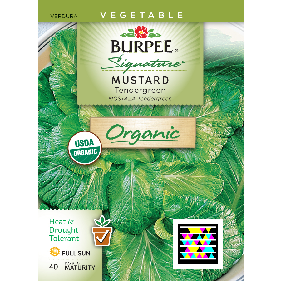 Shop Burpee Mustard Organic Vegetable Seed Packet At Lowes