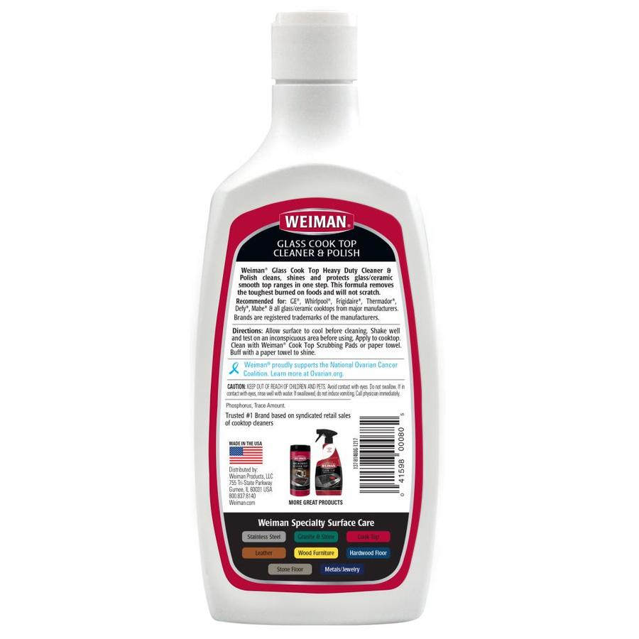 Weiman Products Cook Top Cleaner 20 Oz In The Cooktop Weiman Cook Top Cleaner 20 Oz