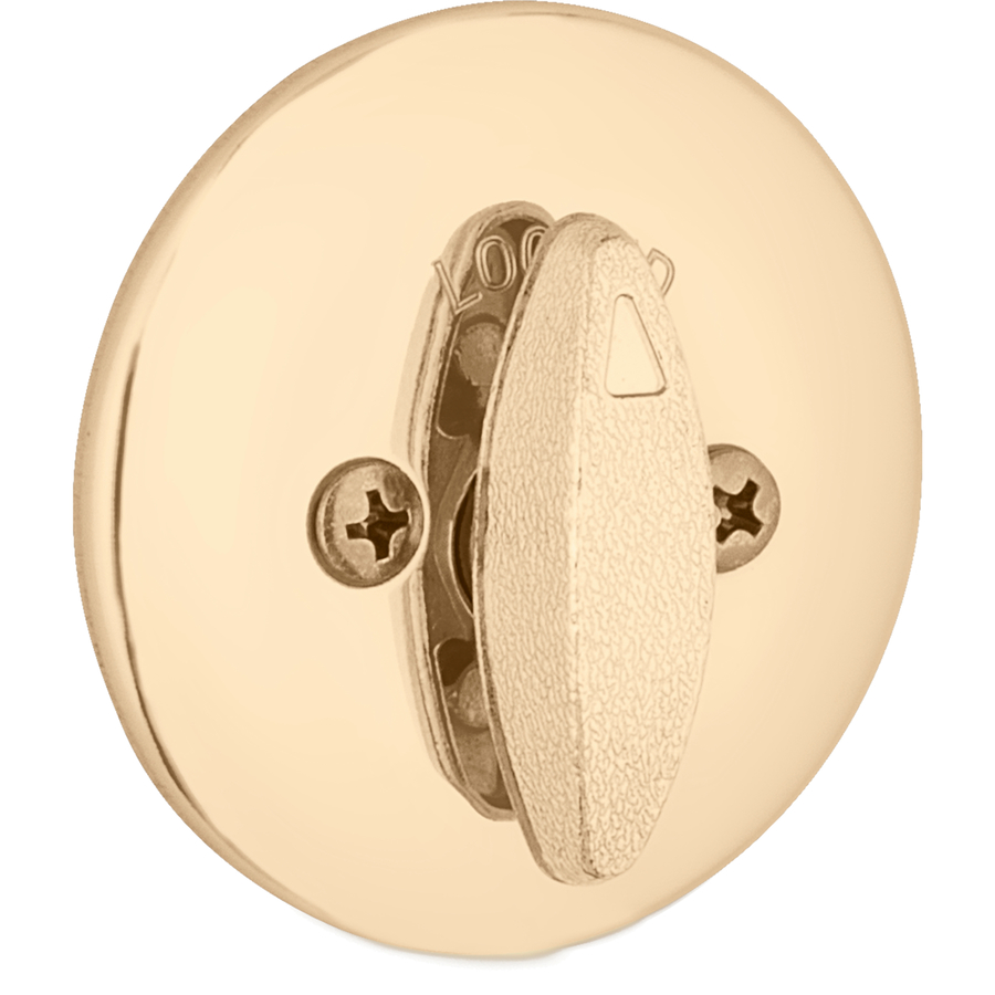 Kwikset 660 Series Polished Brass Single Cylinder Deadbolt