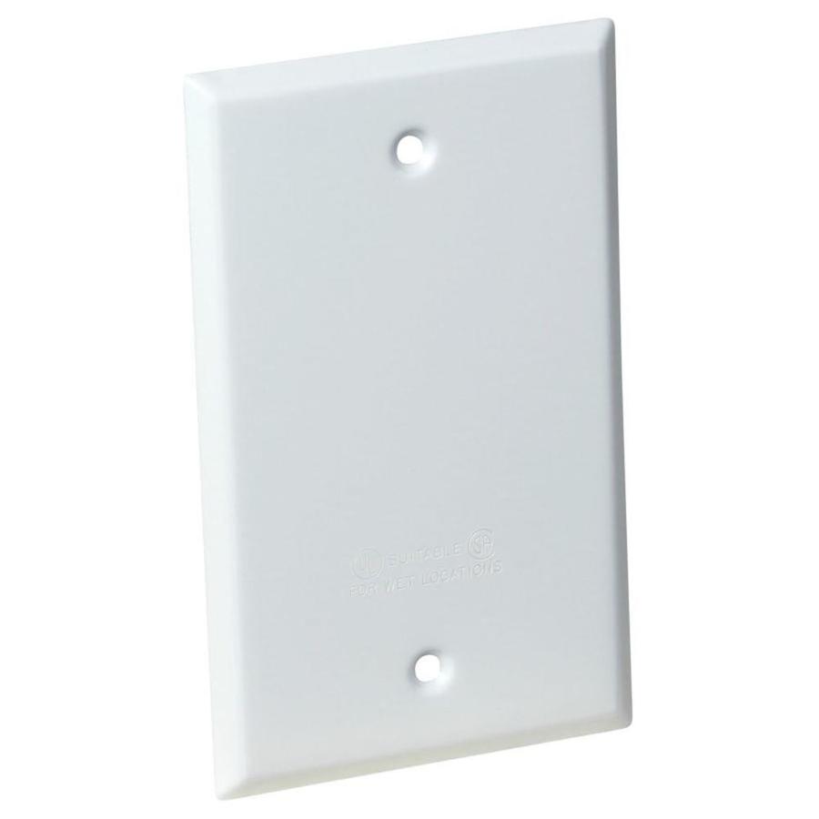 REDDOT 1 Gang Rectangle Metal Electrical Box Cover