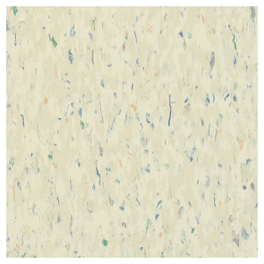 Armstrong 12 In x 12 In Faire White Chip Pattern Commercial Vinyl Tile