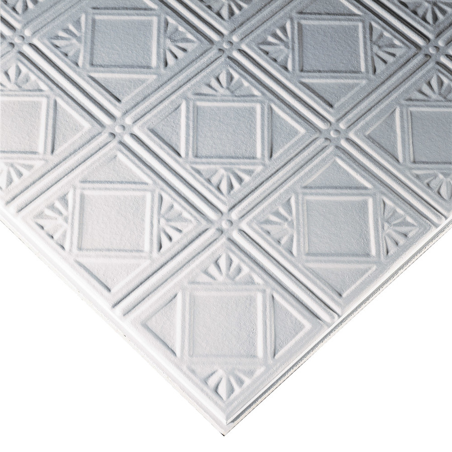 Armstrong 8 Pack Tincraft Ceiling Tile Panel (Common 24 in x 24 in; Actual 23.730 in x 23.730 in)