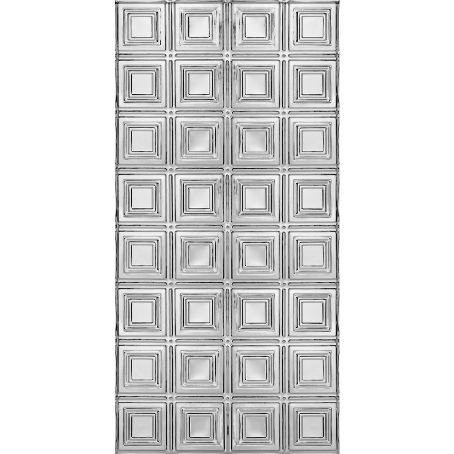 Armstrong Metallaire Small Panels Nail Up Ceiling Tile (Common 24 in x 48 in; Actual 24.5 in x 48.5 in)