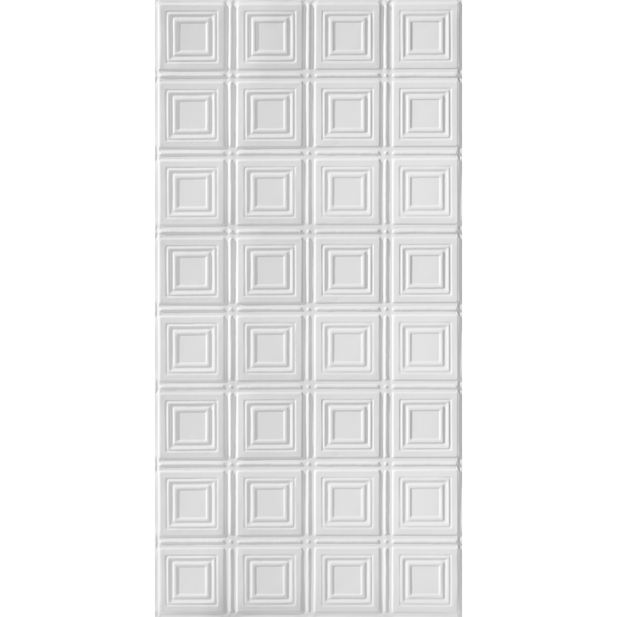 Armstrong Metallaire Small Panels Nail Up Ceiling Tile (Common 24 in x 48 in; Actual 24.5 in x 48.5 in)