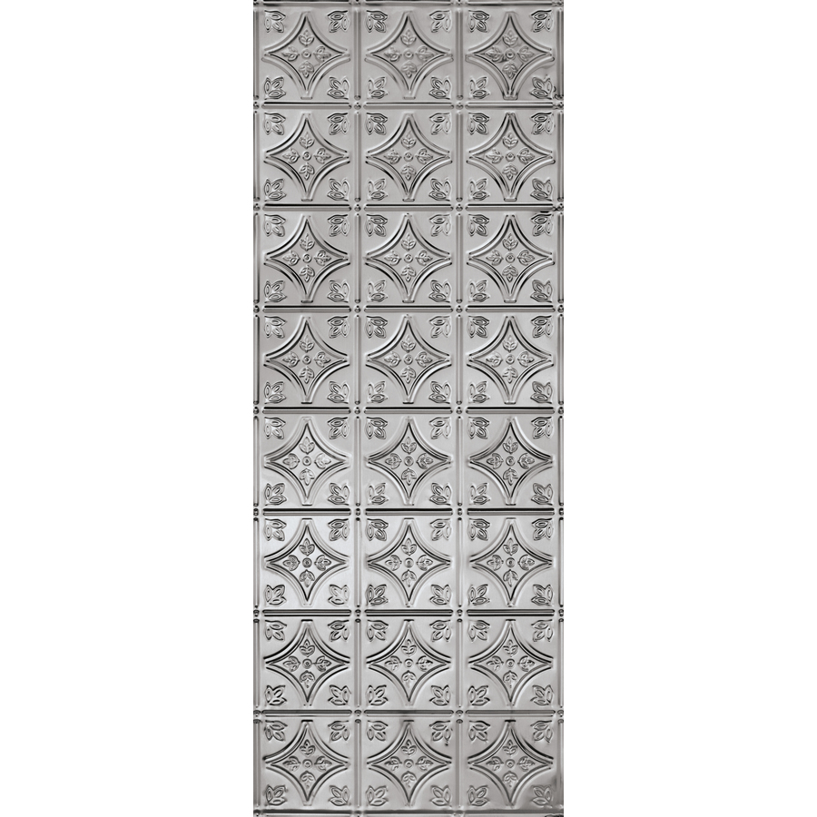 Armstrong 48 1/2 in Stainless Steel Metal Kitchen Backsplash