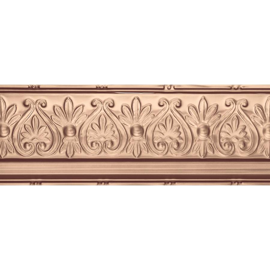 Armstrong Metallaire Floral Cornice Ceiling Tile Borderfill (Common 9 in x 48 in; Actual 9 in x 48 in)