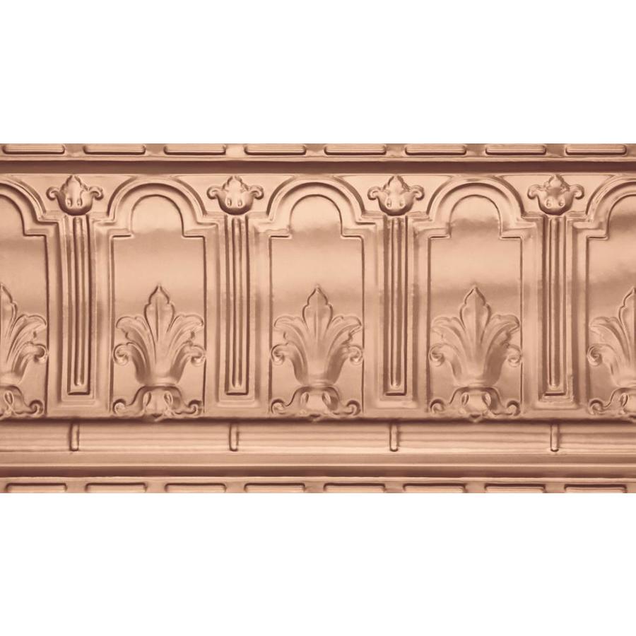 Armstrong Metallaire Trefoil Cornice Ceiling Tile Borderfill (Common 13.25 in x 48 in; Actual 13.25 in x 48 in)