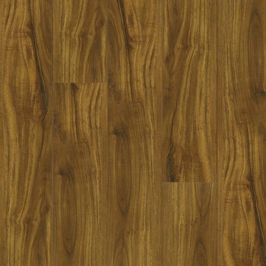 Armstrong 12mm Specialty 5.6 in W x 1.31 ft L Golden Acacia Handscraped Laminate Wood Planks