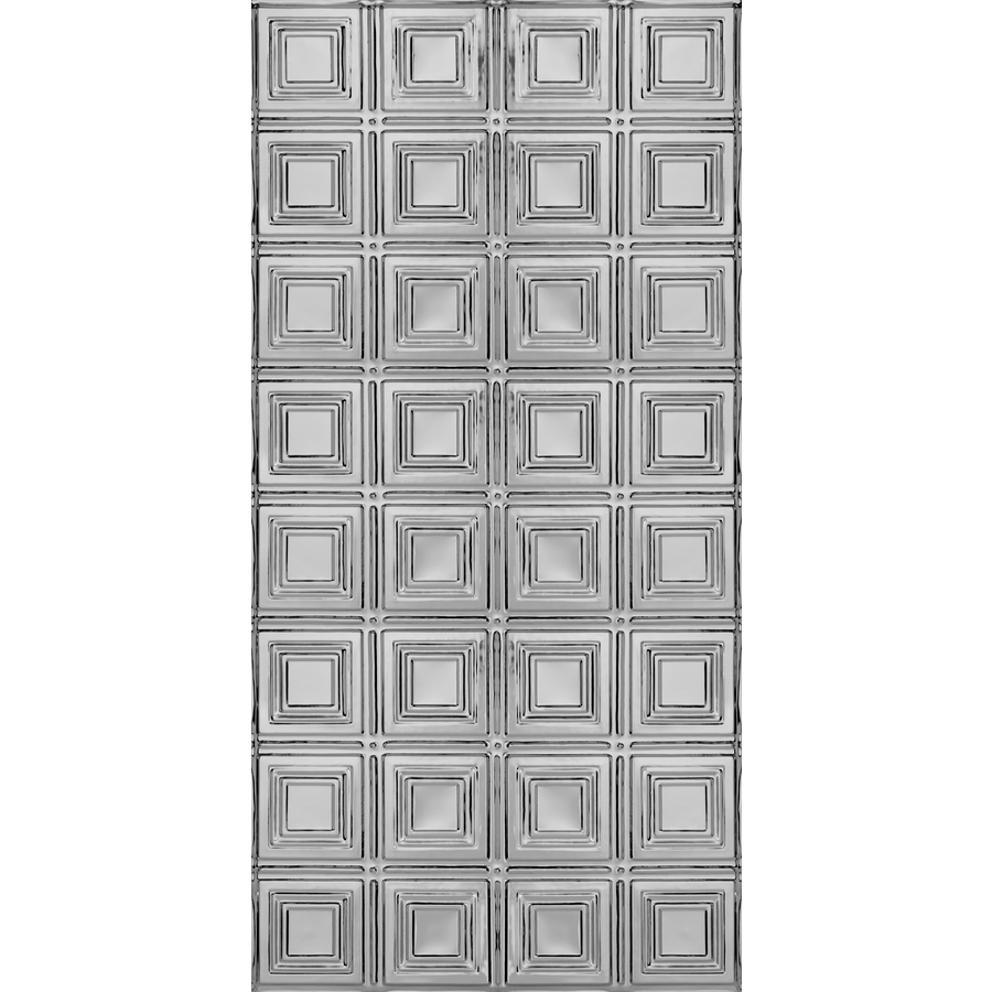 Armstrong Metallaire Small Panels Nail Up Ceiling Tile (Common 24 in x 48 in; Actual 24.5 in x 48.5 in)