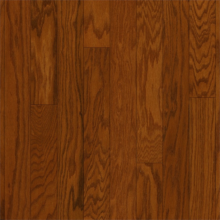 Style Selections Style Selections 3 in W Prefinished Oak Locking Hardwood Flooring (Gunstock)