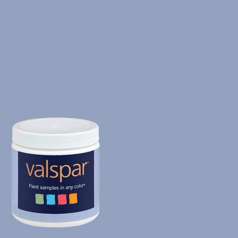 Valspar 8 oz. Paint Sample   Enamel Blue