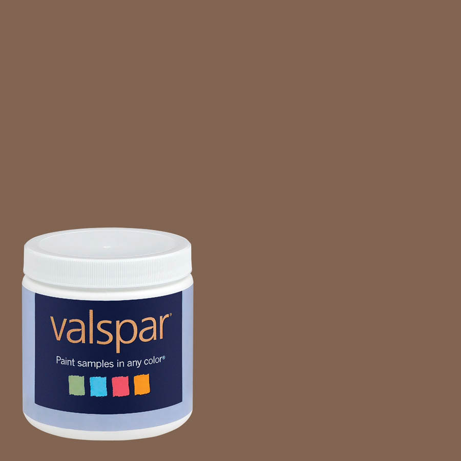 Eddie Bauer Colors by Valspar 8 oz Brown Suede Interior Satin Paint Sample