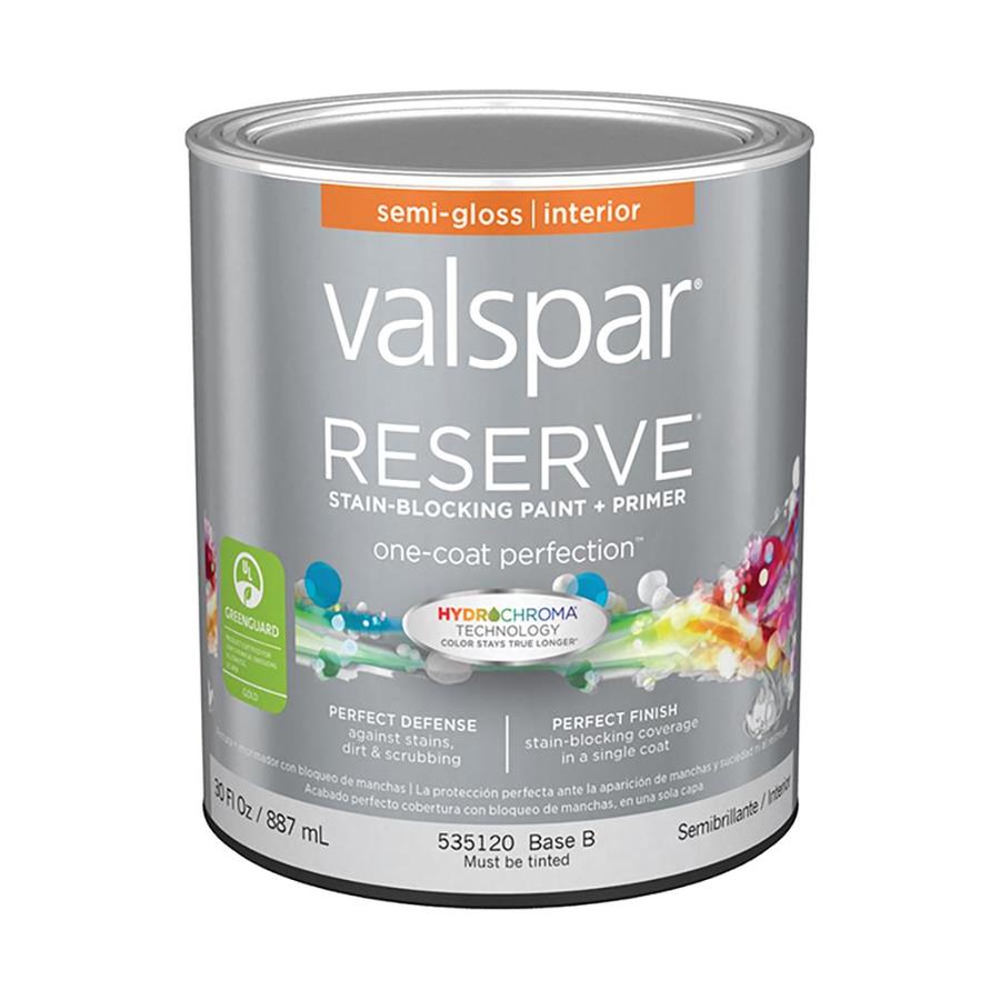Valspar Reserve Semi Gloss Latex Interior Paint and Primer in One (Actual Net Contents 30 fl oz)