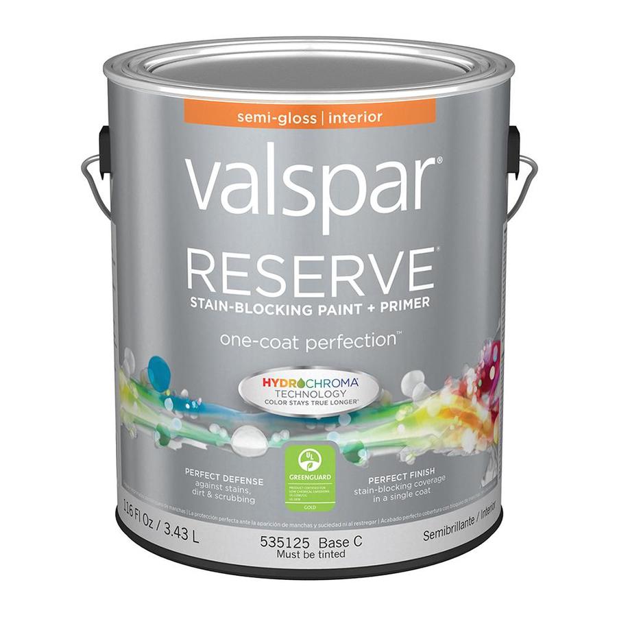 Valspar Reserve 116 fl oz Interior Semi Gloss Multicolor Latex Base Paint and Primer in One with Mildew Resistant Finish