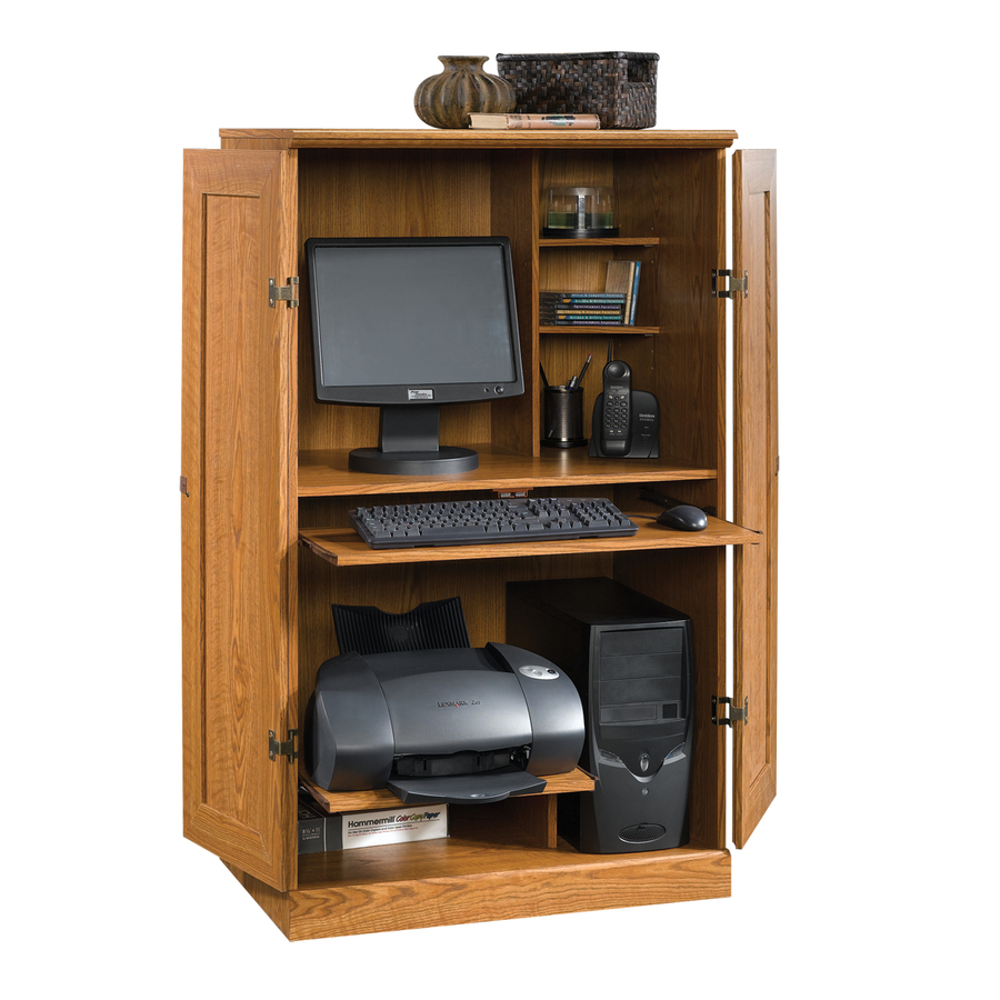 Sauder Orchard Hills Carolina Oak Computer Desk