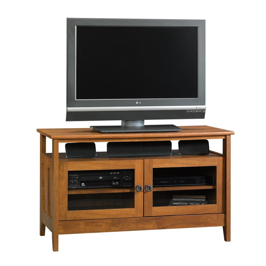 Sauder August Hill Oiled Oak Television Stand