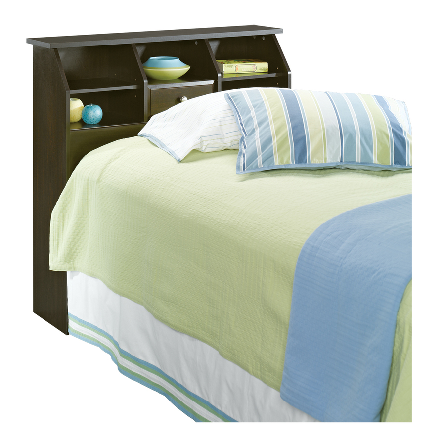 Sauder Shoal Creek Jamocha Wood Twin Bedframe