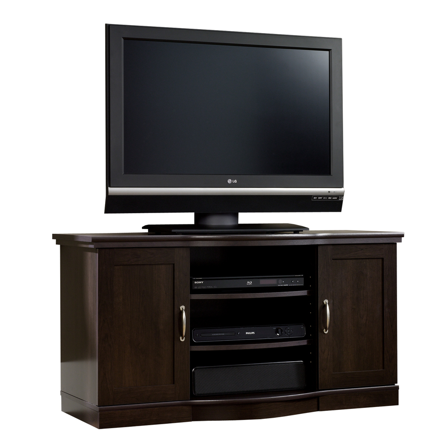 Sauder Cinnamon Cherry Television Stand