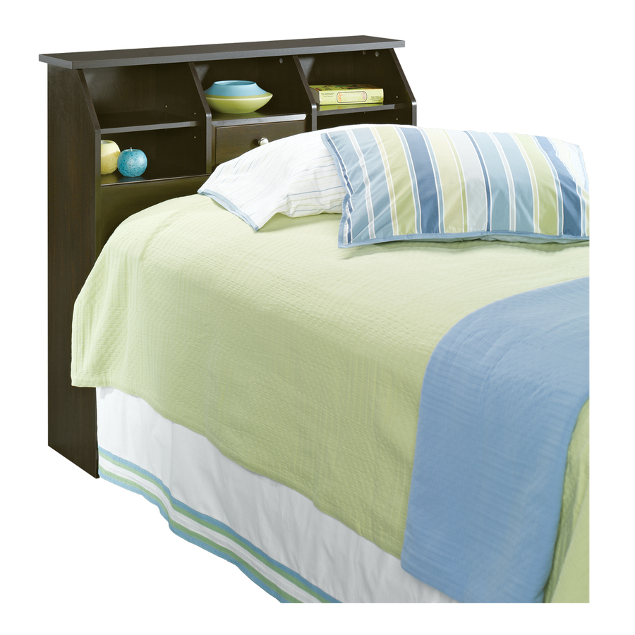 Sauder Shoal Creek Jamocha Wood Twin Headboard