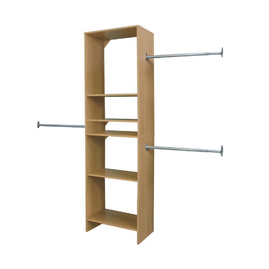 Sauder 12 Shelf Space 25W Wood Closet Organizer