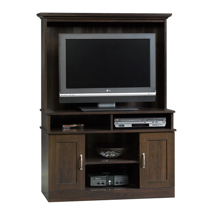 Sauder Cinnamon Cherry Television Stand