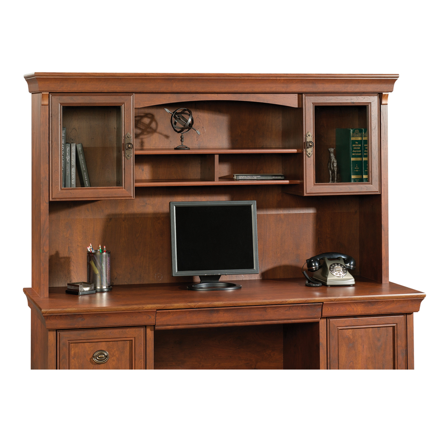 Sauder Arbor Gate Coach Cherry Credenza Desk