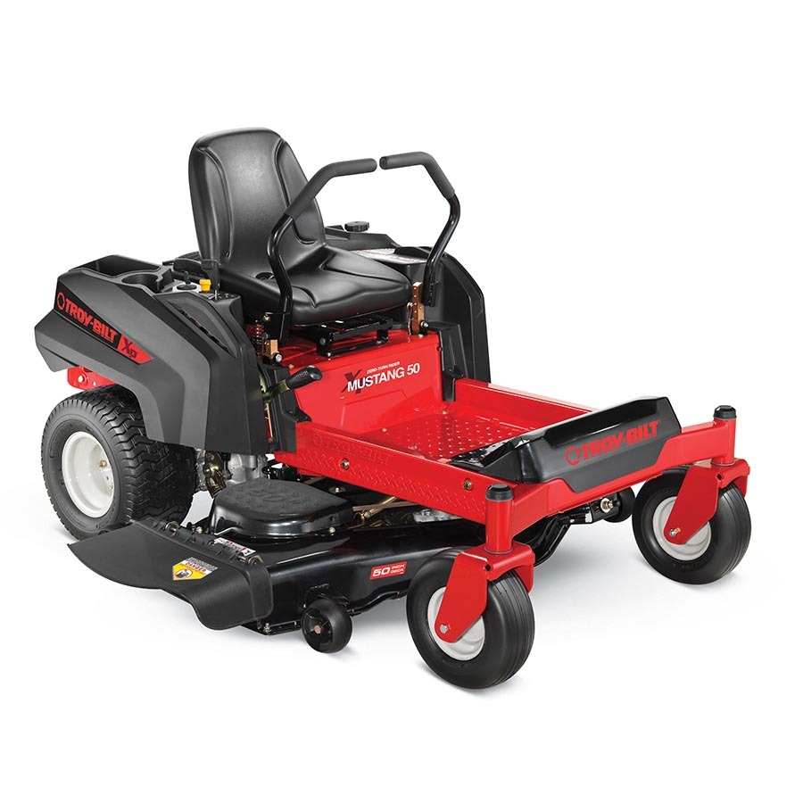 Troy Bilt Mustang 50 XP 25 HP V Twin Dual Hydrostatic 50 in Zero Turn Lawn Mower with Mulching Capability