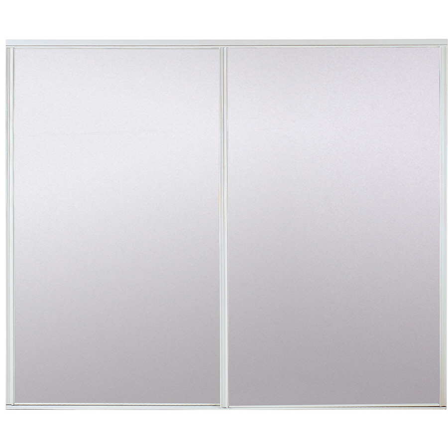 ReliaBilt Mirrored Sliding Door (Common 80.5 in x 48 in; Actual 80 in x 48 in)