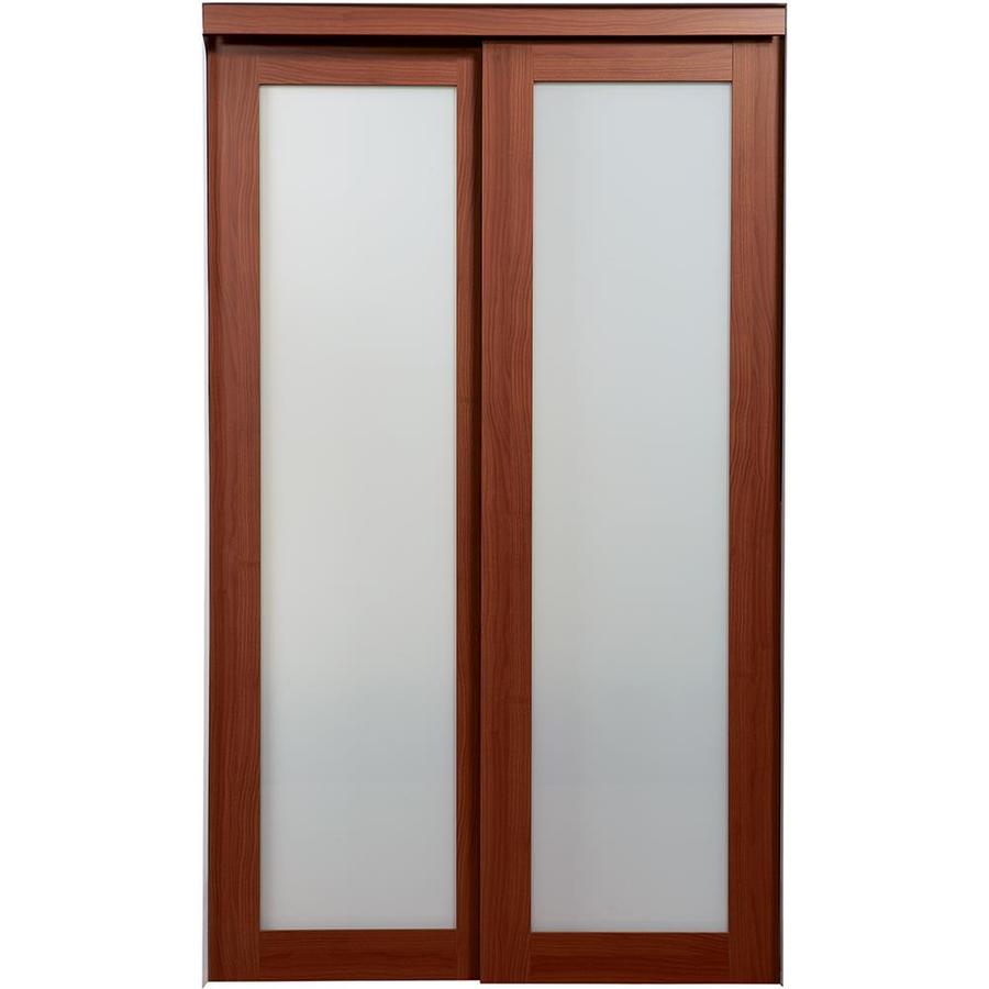 ReliaBilt Full Lite Sliding Door (Common 80.5 in x 72 in; Actual 80 in x 72 in)