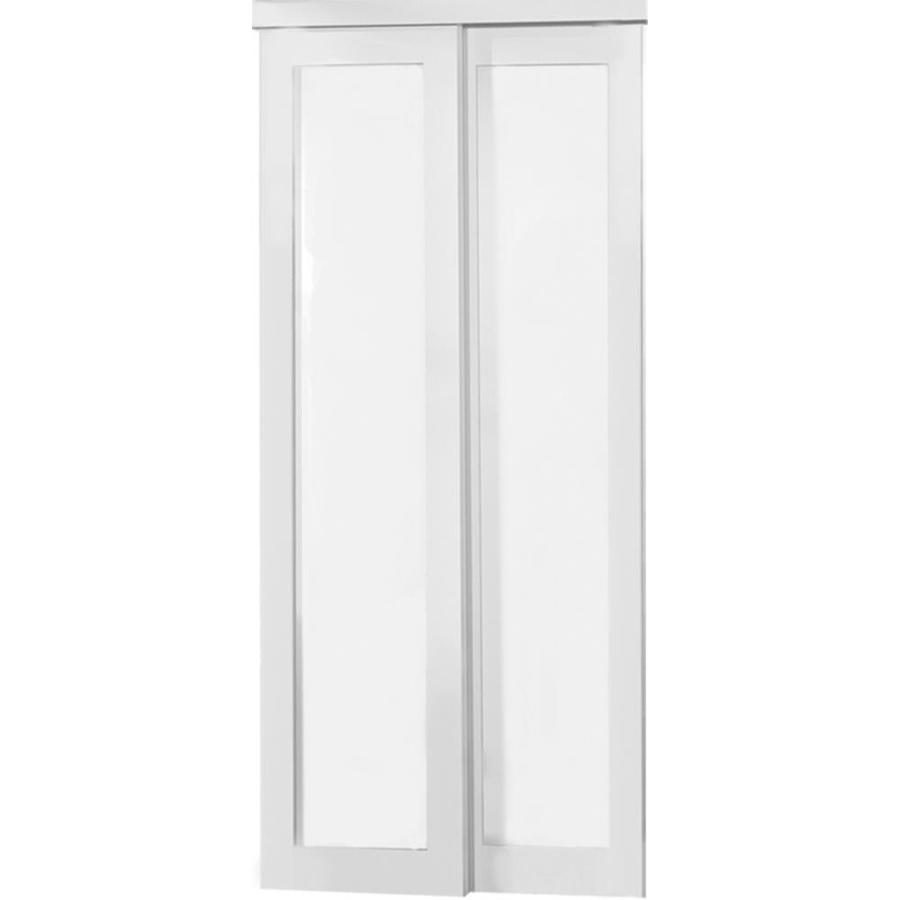 ReliaBilt Full Lite Sliding Door (Common 80.5 in x 72 in; Actual 80 in x 72 in)