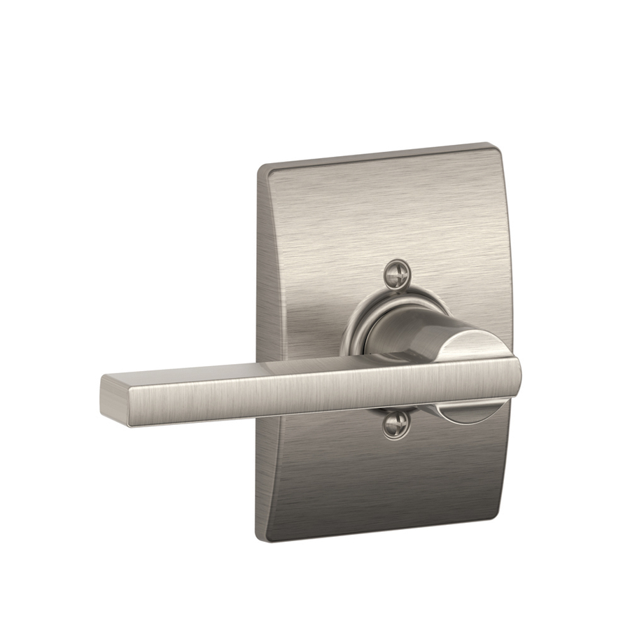 Schlage Century Latitude Satin Nickel Residential Dummy Door Lever