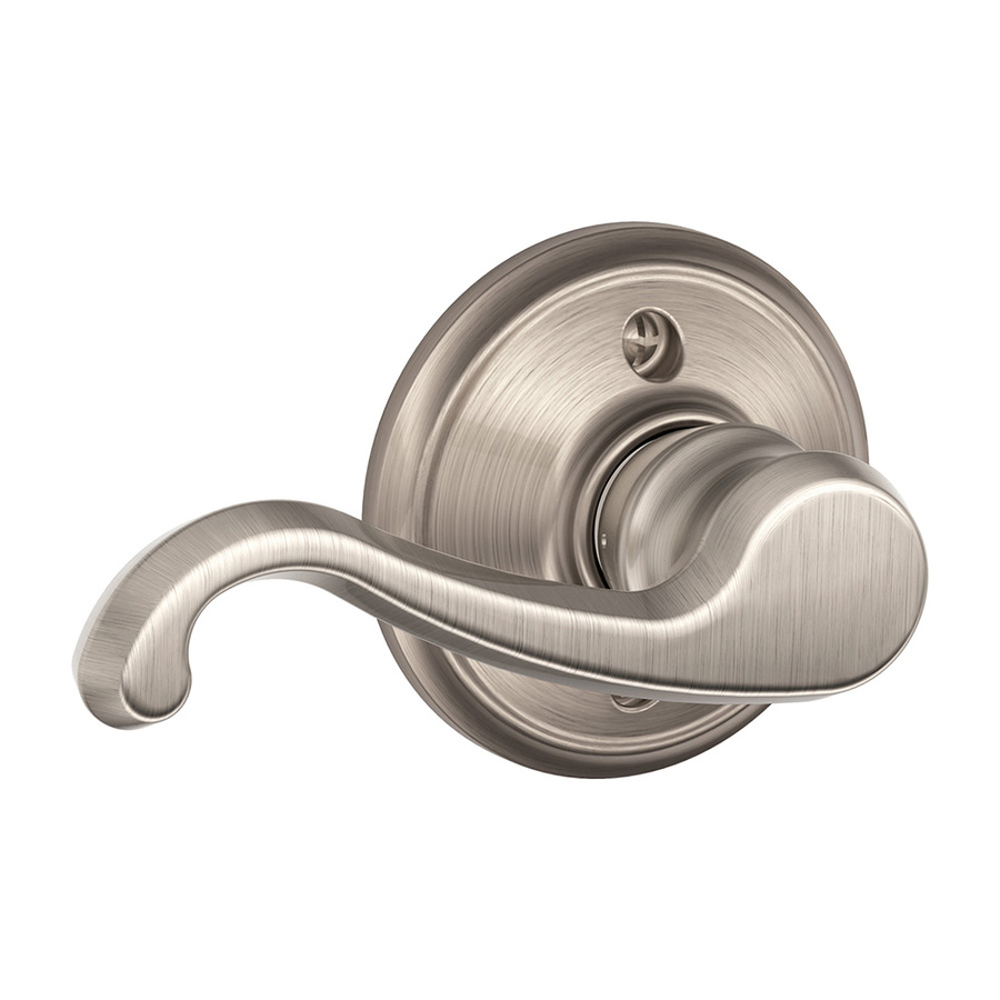 Schlage Callington Satin Nickel Residential Left Handed Dummy Door Lever