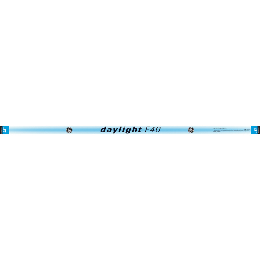 GE 40 Watt T12 4 ft Daylight (6500K) Fluorescent Light Bulb