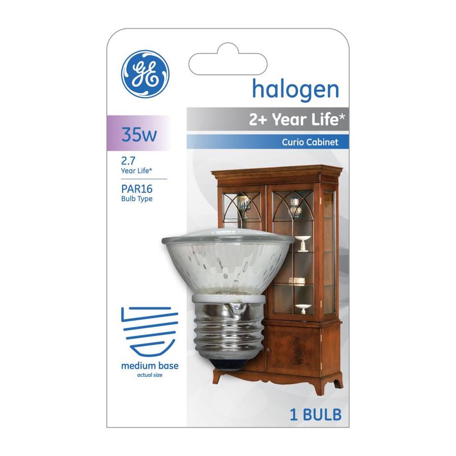 GE 35 Watt PAR16 Medium Base Bright White Halogen Flood Light Bulb