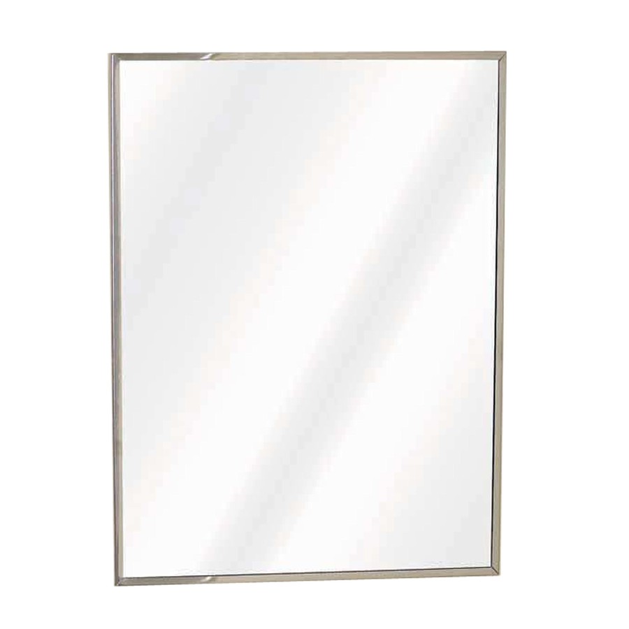 Zenith 16 1/8 in x 20 1/8 in Stainless Steel Plastic Surface Mount and Recessed Medicine Cabinet
