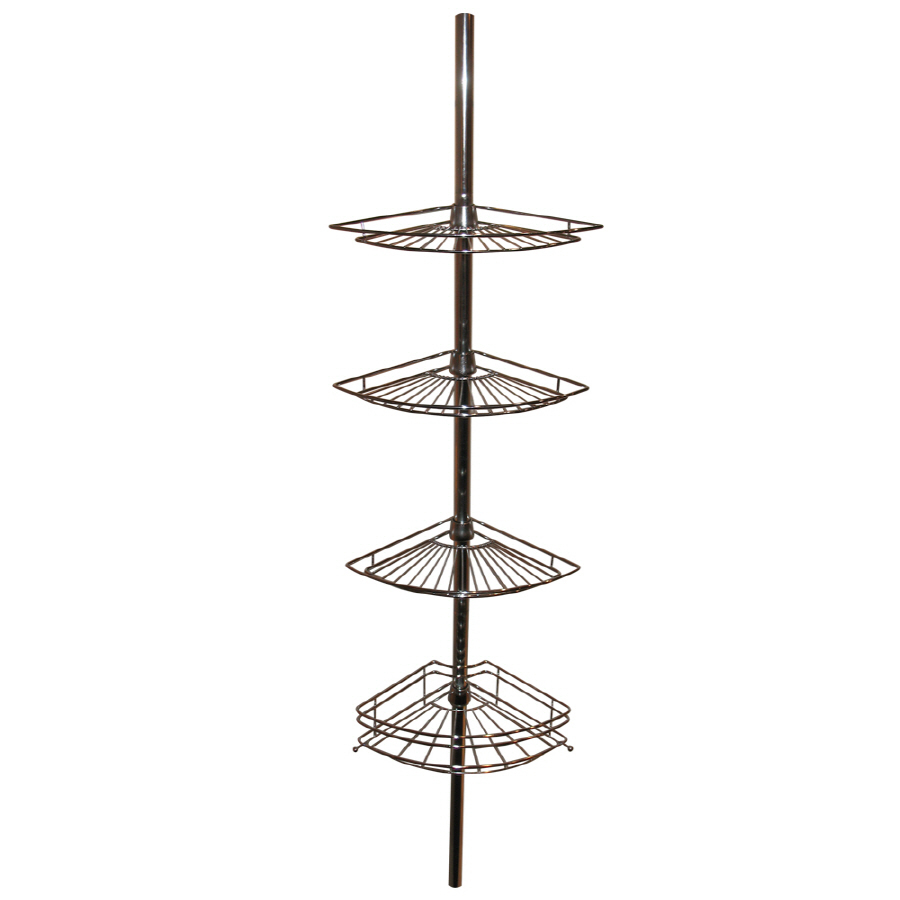 Style Selections Chrome Steel Bathtub Caddy