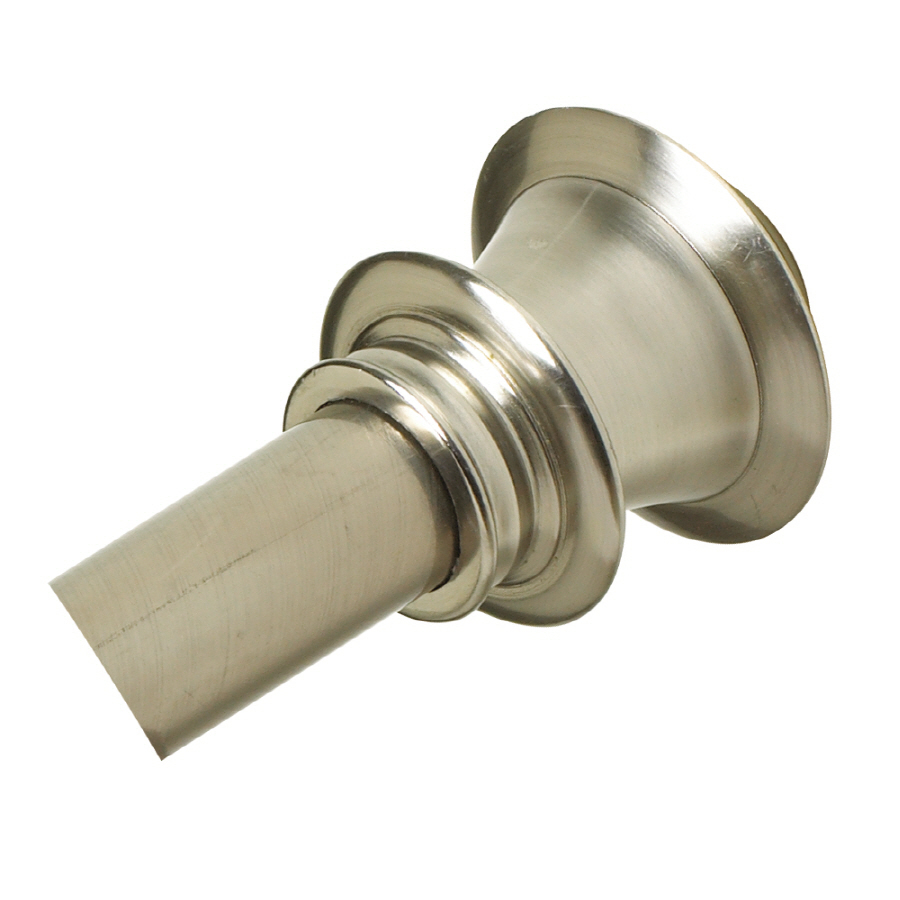 allen + roth 72 in Brushed Nickel Adjustable Shower Rod