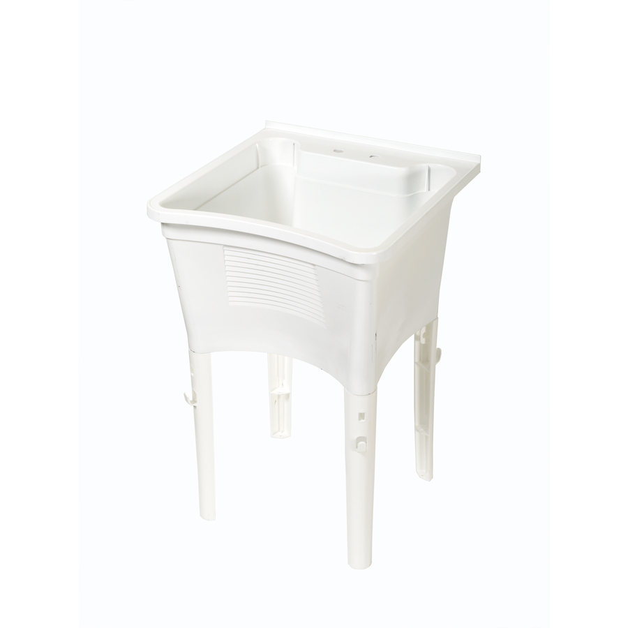 Project Source White Polypropylene Utility Tub