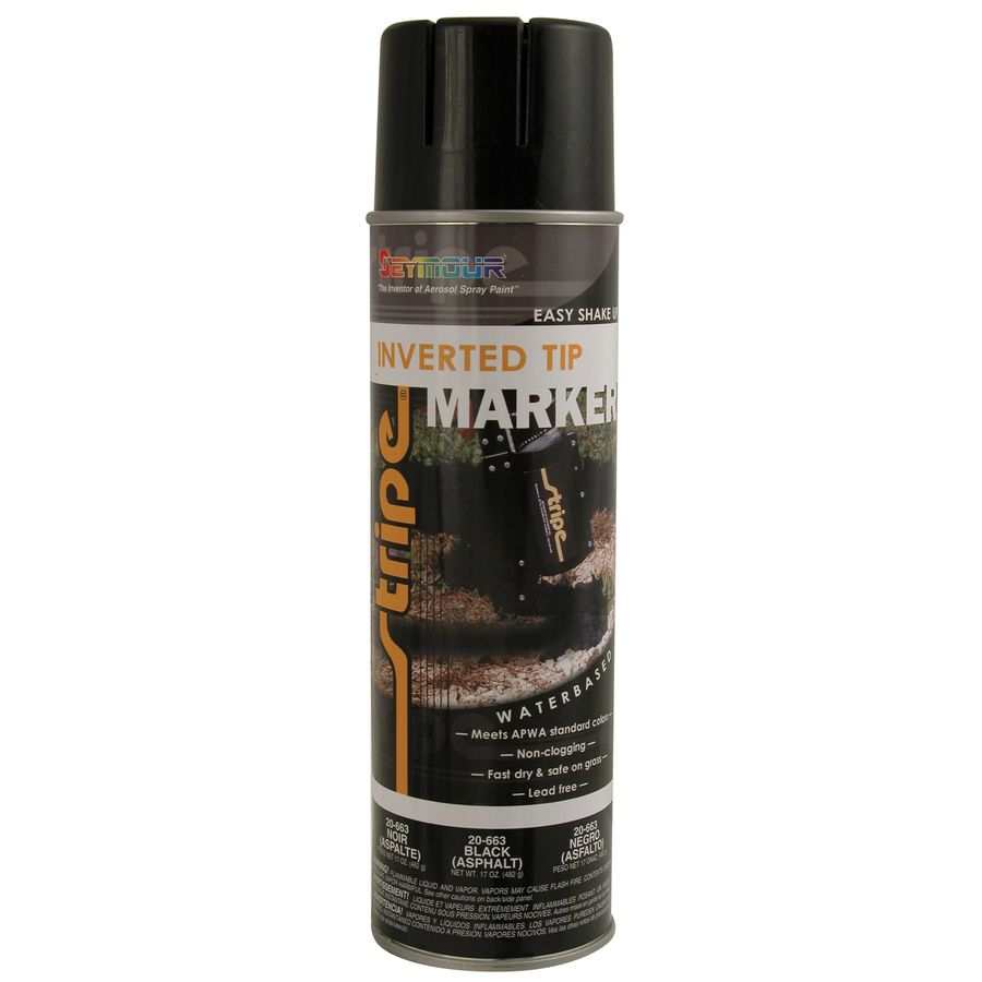 SEYMOUR 17 oz Asphalt Black Spray Paint