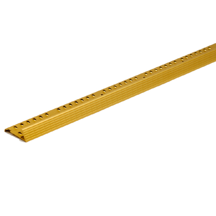 M D Building Products 96 in L x 1 3/8 in W Brass Carpet Edging Trim